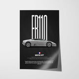 EB110 GT Car Poster