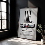 M6 F13 Competition Car Poster