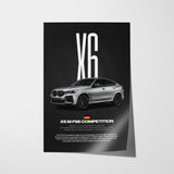 X6 M F96 Competition Car Poster