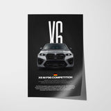 X6 M F96 Competition Car Poster