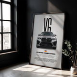 X6 M F96 Competition Car Poster