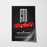 288 GTO Evoluzione Car Poster