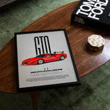288 GTO Evoluzione Car Poster