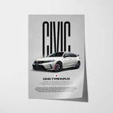Civic Type R FL5 Car Poster