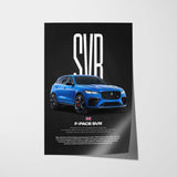 F-PACE SVR Car Poster
