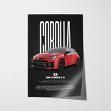GR Corolla Car Poster