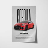 GR Corolla Car Poster
