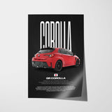 GR Corolla Car Poster