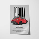 GR Corolla Car Poster