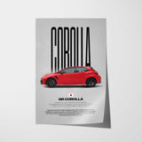 GR Corolla Car Poster
