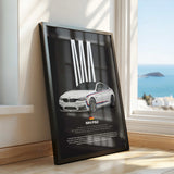 M4 F82 Car Poster