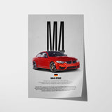 M4 F82 Car Poster