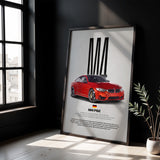 M4 F82 Car Poster