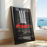 M4 F82 Car Poster