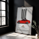 M4 F82 Car Poster
