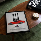 M4 F82 Car Poster