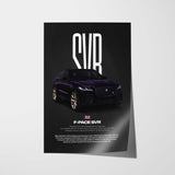 F-Pace SVR Car Poster