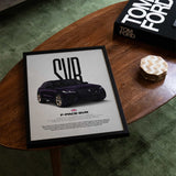 F-Pace SVR Car Poster