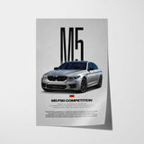 M5 Competition (F90) Car Poster
