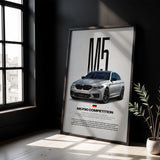 M5 Competition (F90) Car Poster
