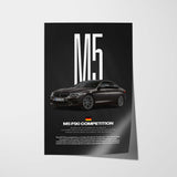 M5 Competition (F90) Car Poster