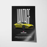 Vantage Car Poster