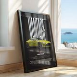 Vantage Car Poster