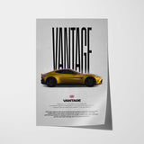 Vantage Car Poster