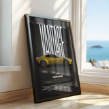 Vantage Car Poster