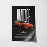 Vantage Car Poster