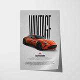Vantage Car Poster