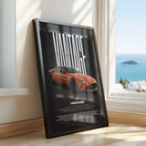 Vantage Car Poster