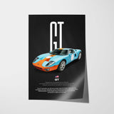 GT Mk1 Car Poster