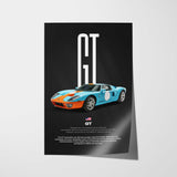 GT Mk1 Car Poster