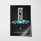 GT Mk1 Car Poster