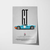 GT Mk1 Car Poster