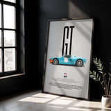 GT Mk1 Car Poster