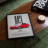 M3 E46 Car Poster