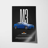 M3 E46 Car Poster
