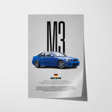 M3 E46 Car Poster