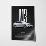 M3 E46 Car Poster