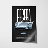Regera Car Poster