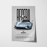 Regera Car Poster