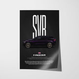 F-Pace SVR Car Poster