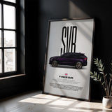 F-Pace SVR Car Poster