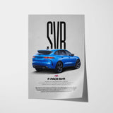 F-Pace SVR Car Poster