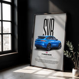 F-Pace SVR Car Poster
