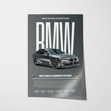 BMW M3 G80 Competition Poster