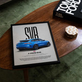 F-Pace SVR Car Poster
