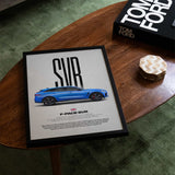 F-Pace SVR Car Poster